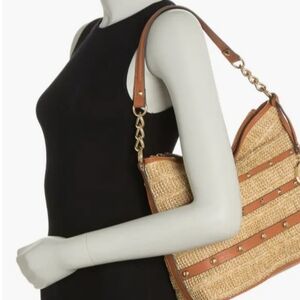 Jessica Simpson Tan and Brown Hobo Bag